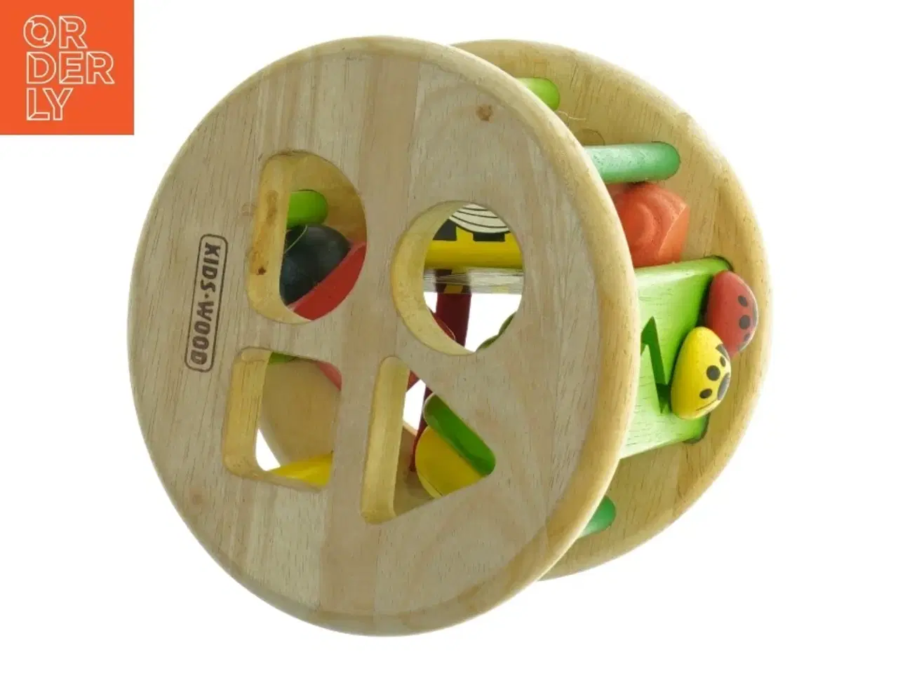 Billede 2 - Træ rullebassin med figurer fra Kids-Wood (str. 15 x 16 cm)