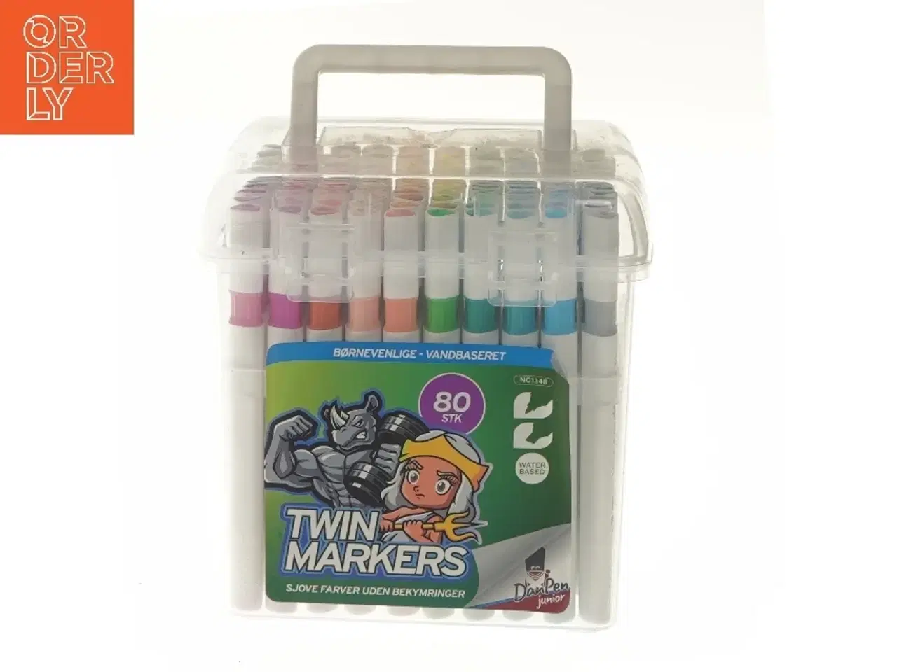 Billede 1 - Sæt med 80 tuscher (str. 17x14,5 cm)