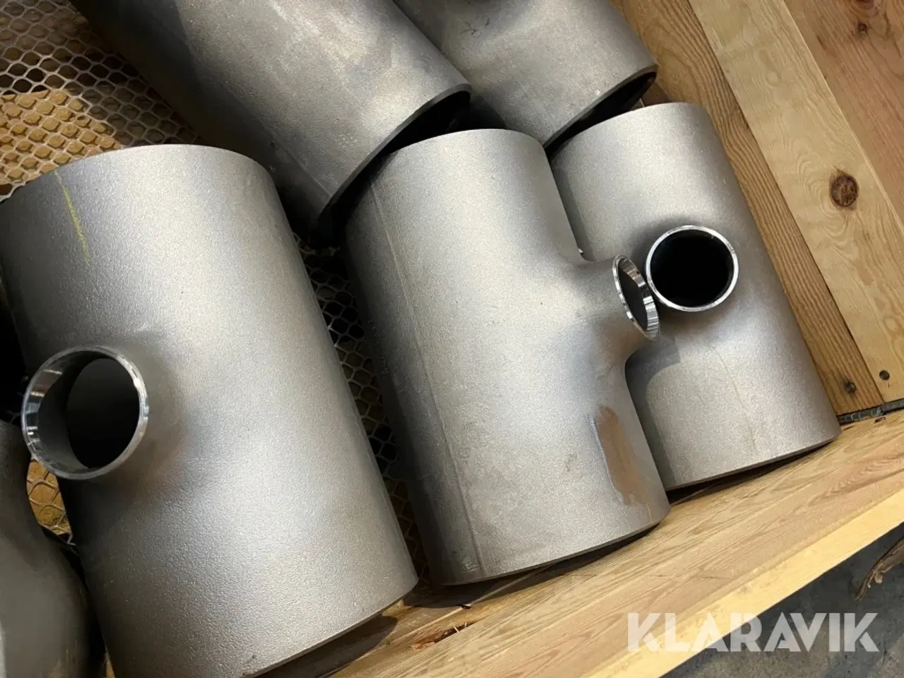 Billede 12 - Svejsetee 219,1x6,3-76,1x2,9mm P235GH - 2 paller