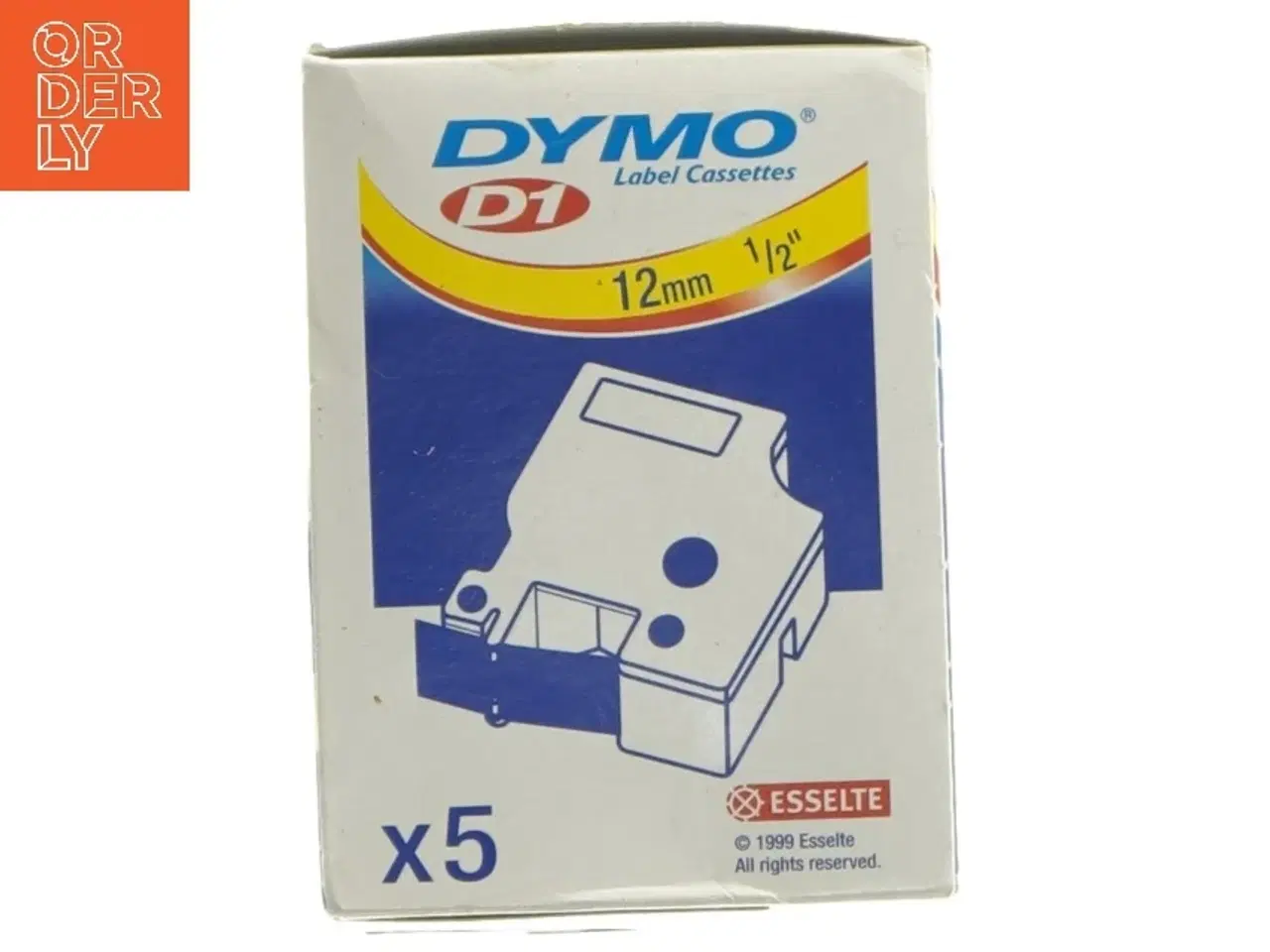 Billede 6 - Dymo D1 Label Kassette 12mm fra Dymo (str. 9x9x7 cm)