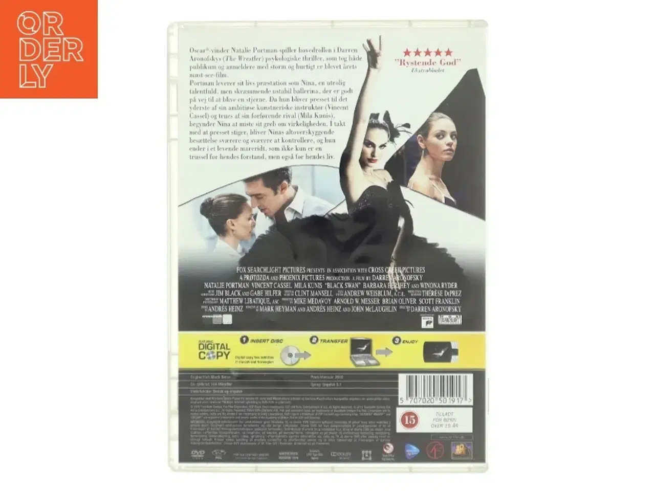 Billede 2 - Black swan med Natalie Portman (DVD)