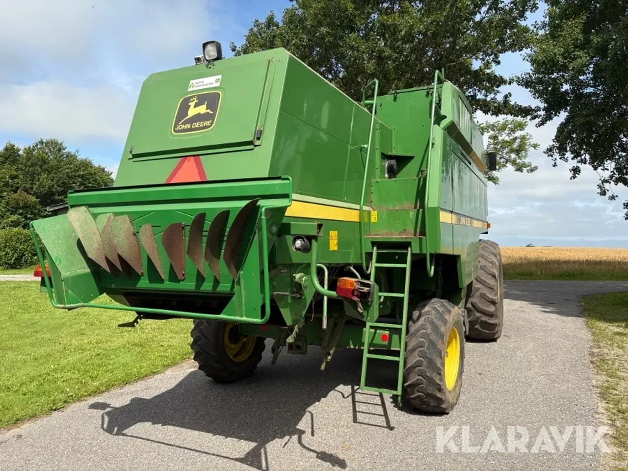 Billede 12 - Mejetærsker John Deere 2054 med skærbord og skærbordsvogn