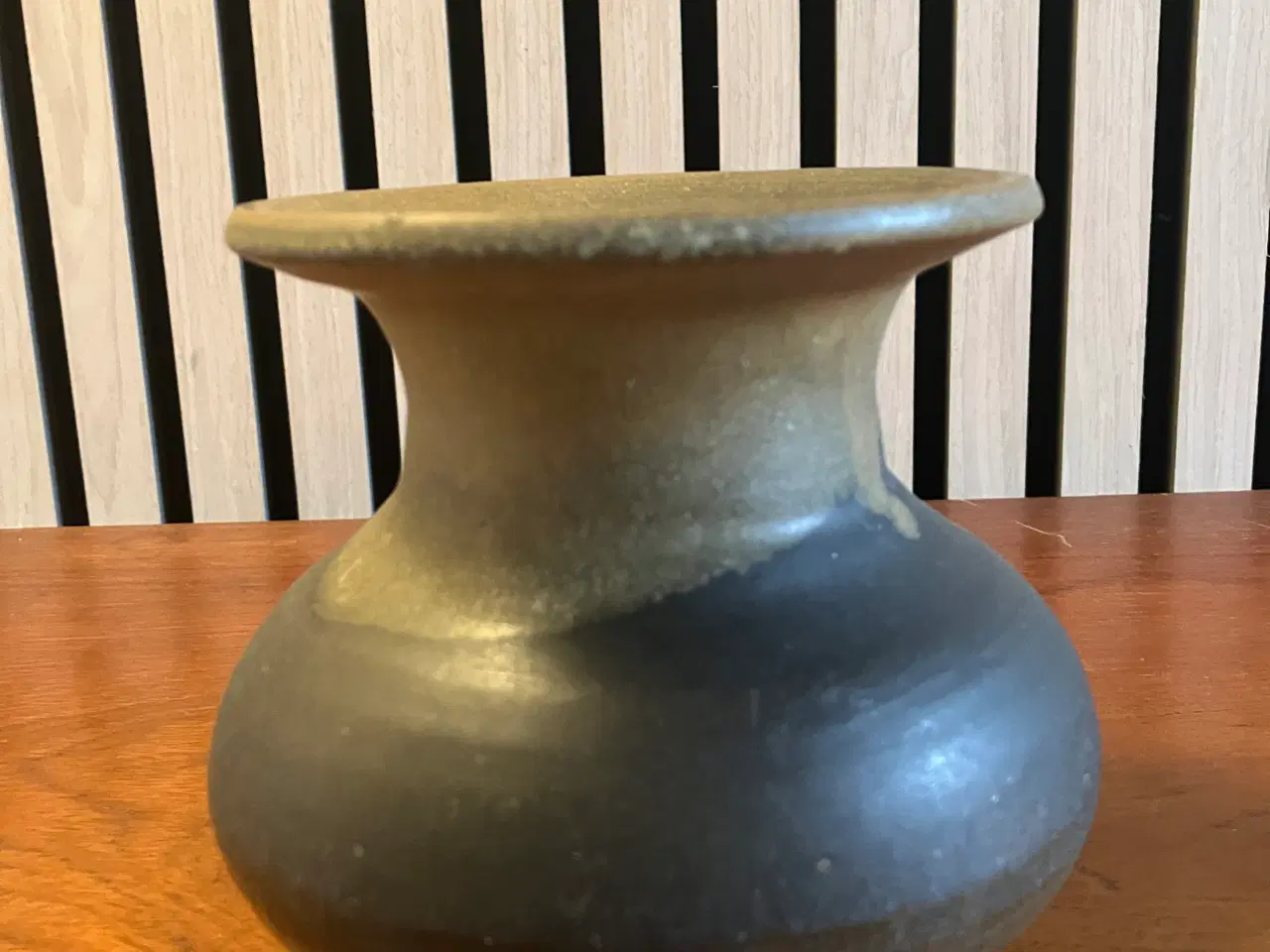 Billede 2 - Keramikvase i brune nuancer