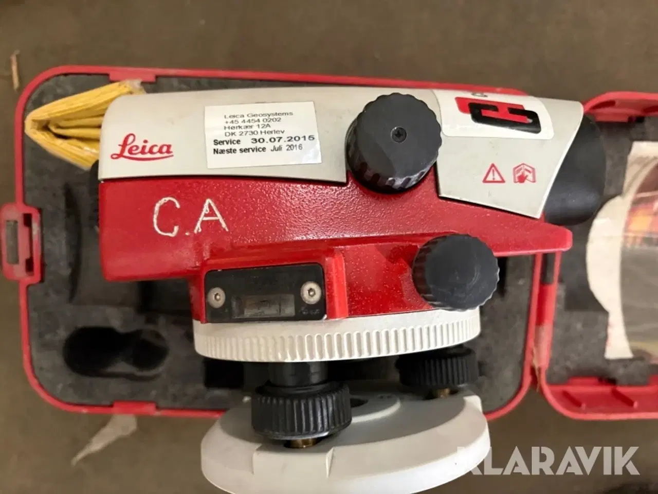 Billede 4 - Nivelleringsapparat Leica NA720 med stadier