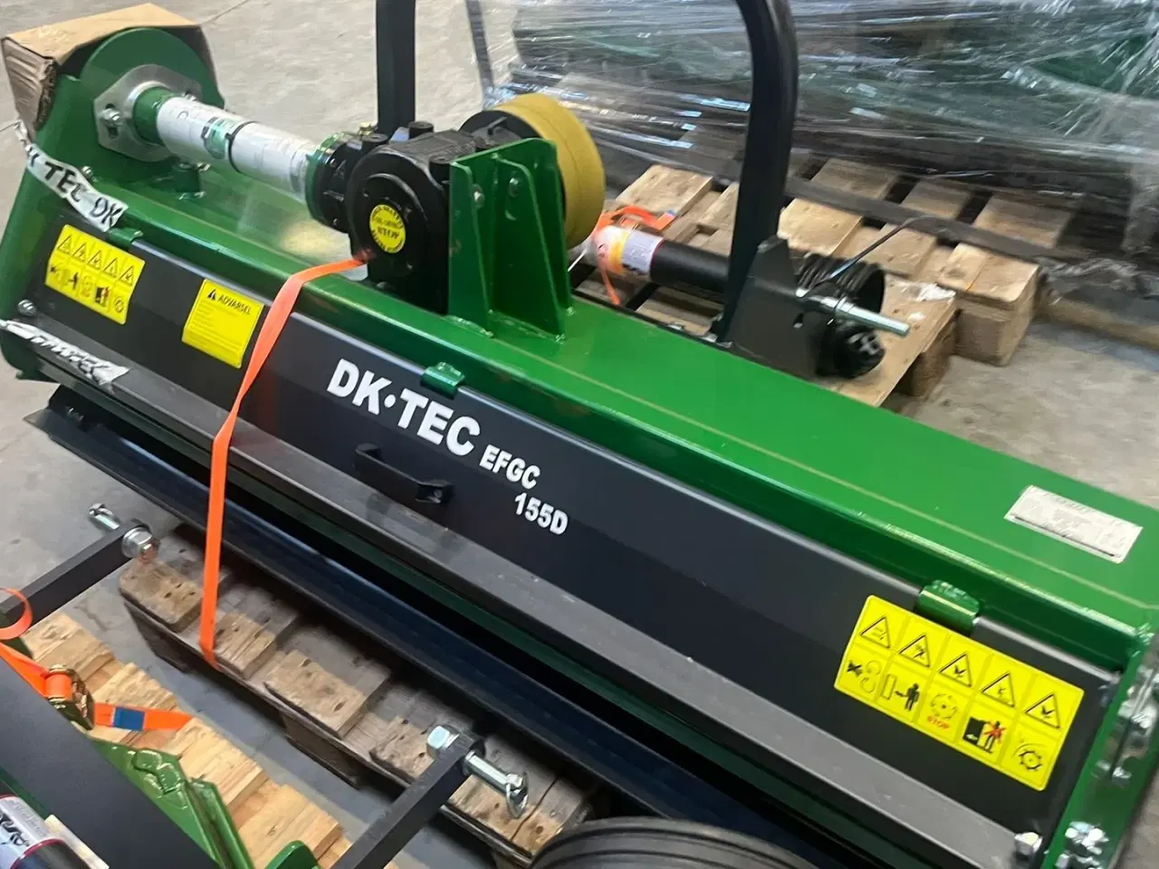 Billede 2 - DK-TEC EFGC155D Slagleklipper med fast tårn og oplukkelig bagklap