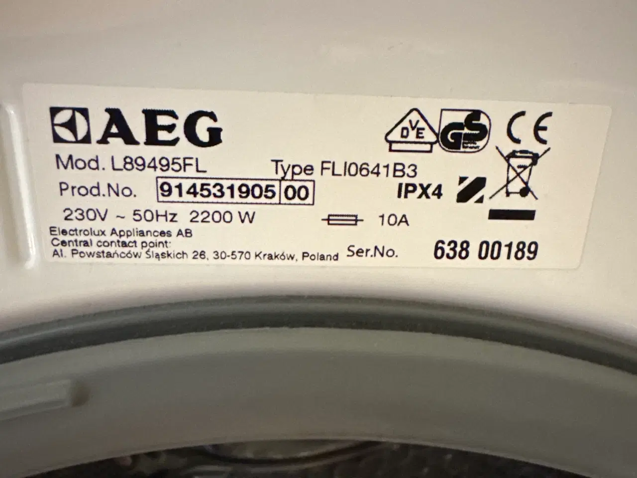 Billede 3 - AEG Vaskemaskine og Tørretumbler