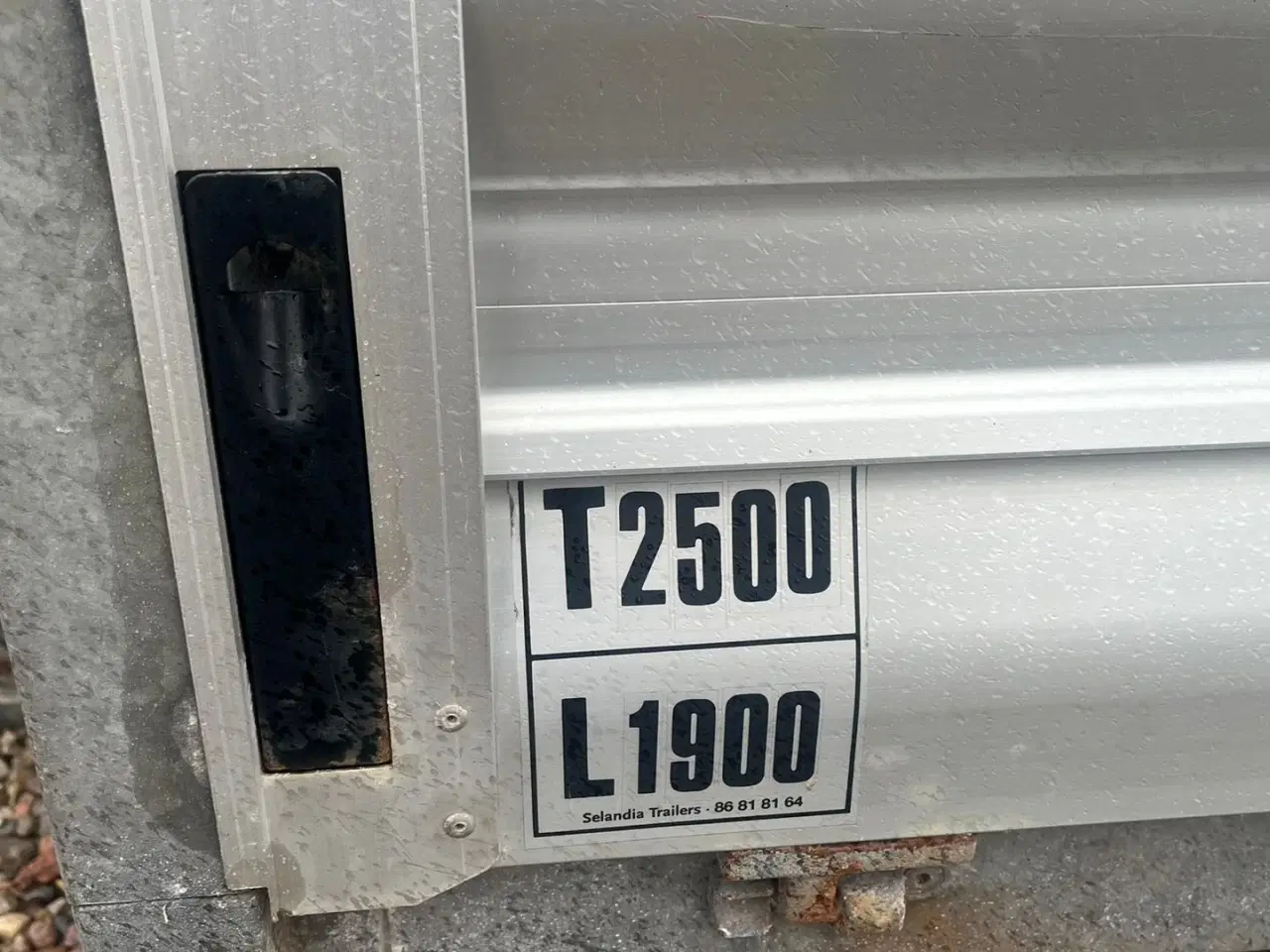 Billede 5 - Selandia Maskintrailer med vip og rampe med hydraulisk tip