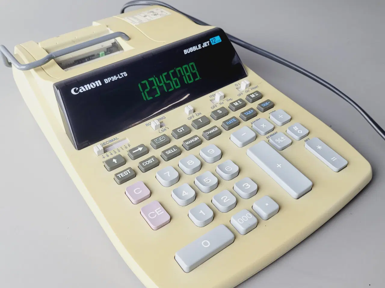 Billede 1 - ⭐️· Canon BP36-LTS Bubble Jet Regnemaskine Lydsvag