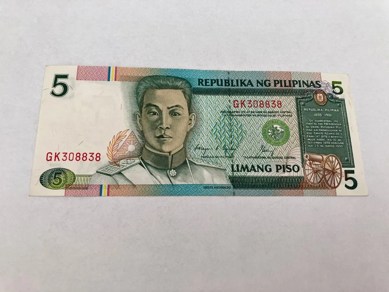 Billede 1 - 5 Piso Philippines