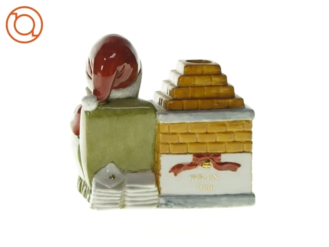 Billede 2 - Dekorativ julefigur  fra Ukendt  (str. LBH: 13,5x7x14cm)