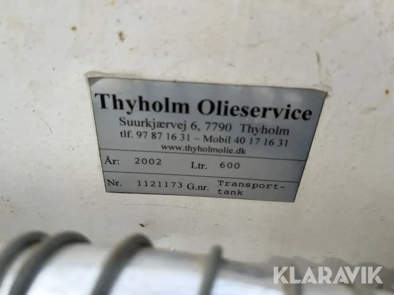 Billede 6 - Dieseltank Thyholm 600