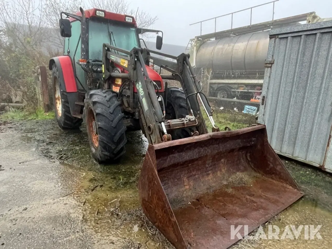 Billede 4 - Traktor med frontlæsser Case CS94