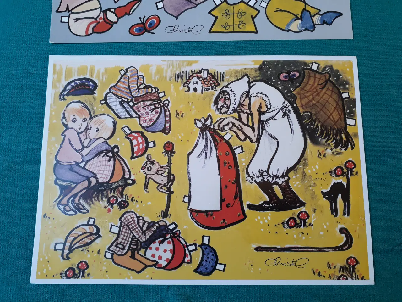 Billede 7 - Christel, Marie og Modeark Påklædningsdukker