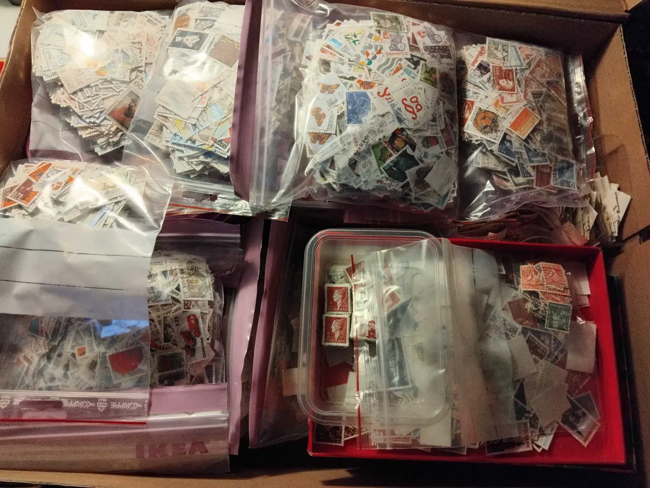 Billede 1 - Danske frimærker