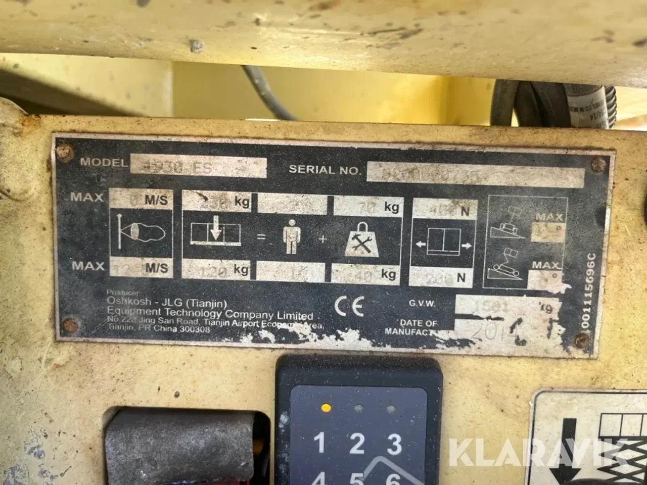 Billede 9 - Sakselift JLG 1930ES 7.8 meter
