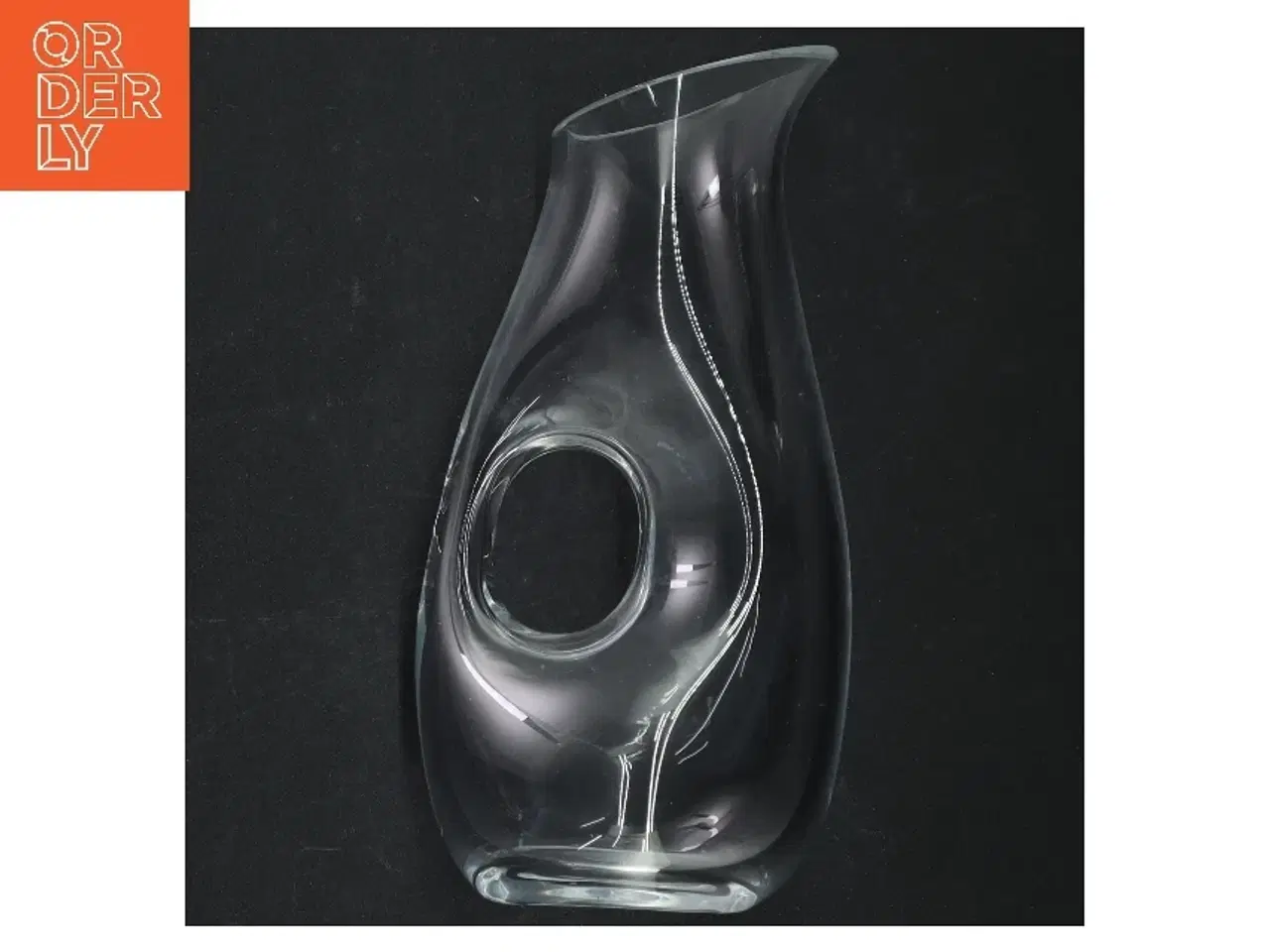 Billede 4 - Moderne klar glasvase (str. 20 cm)