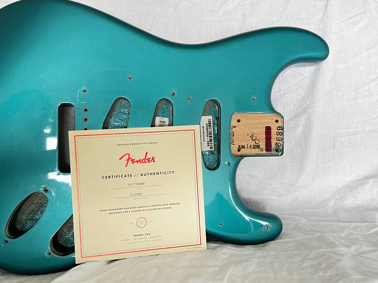 Billede 1 - Fender Stratocaster USA body