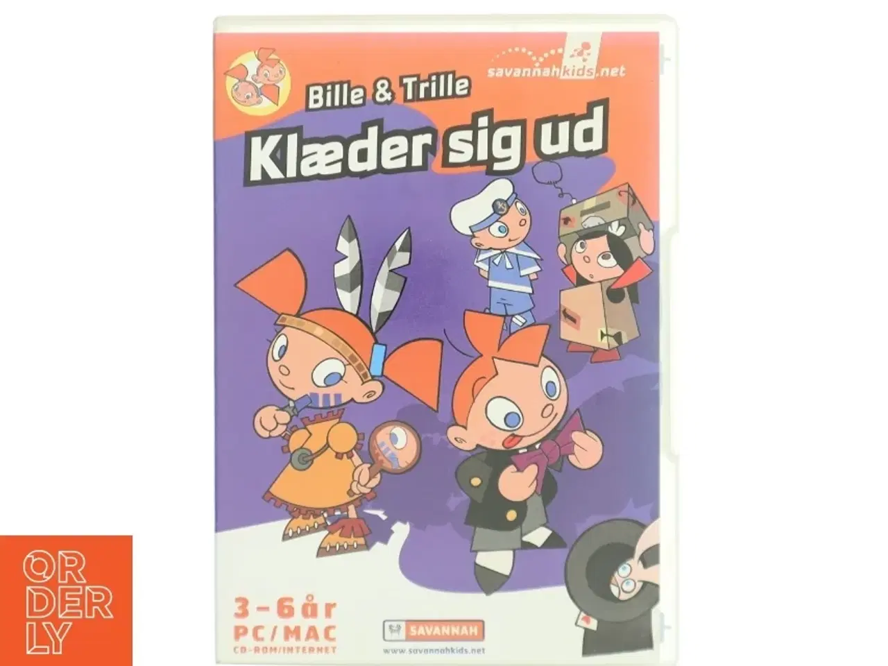 Billede 1 - Bille & Trille Klæder sig ud CD-ROM fra Savannah Kids