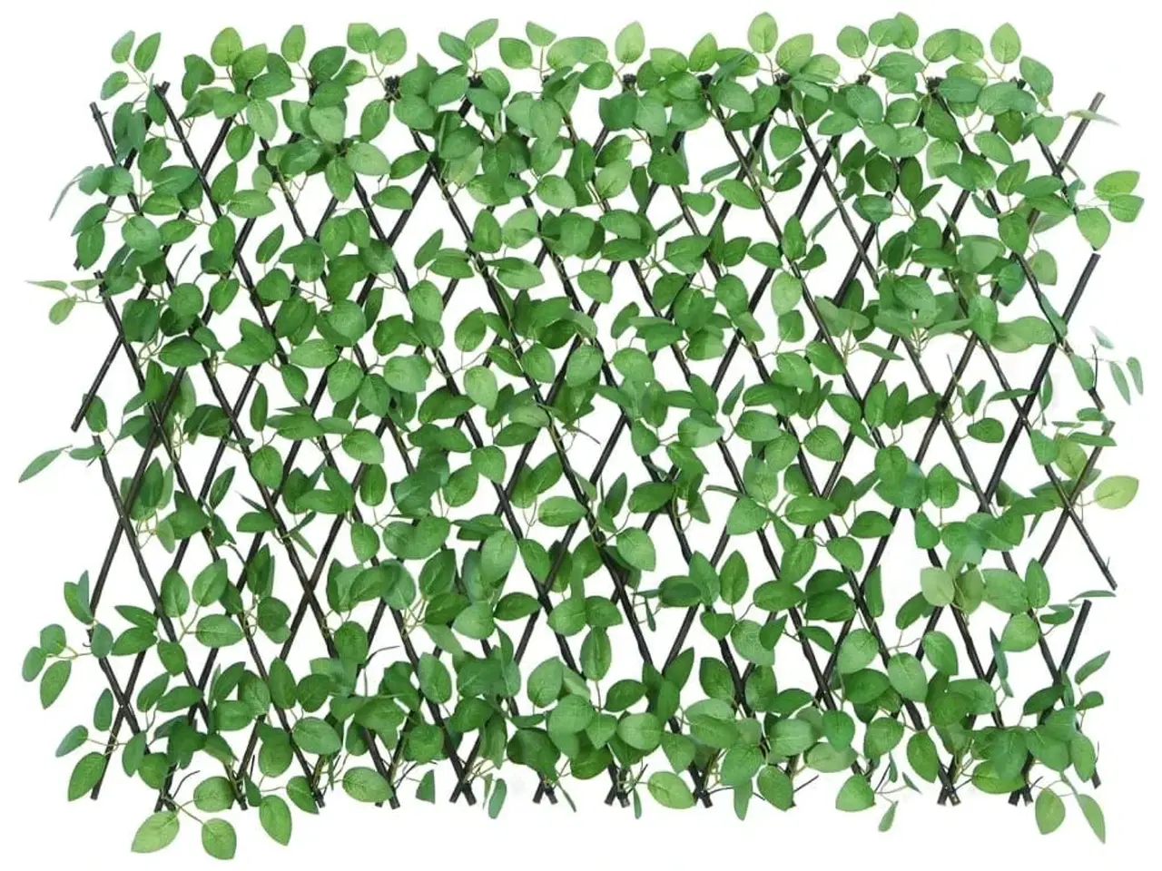 Billede 2 - Espalier med kunstig vedbend 180x65 cm udvidelig grøn