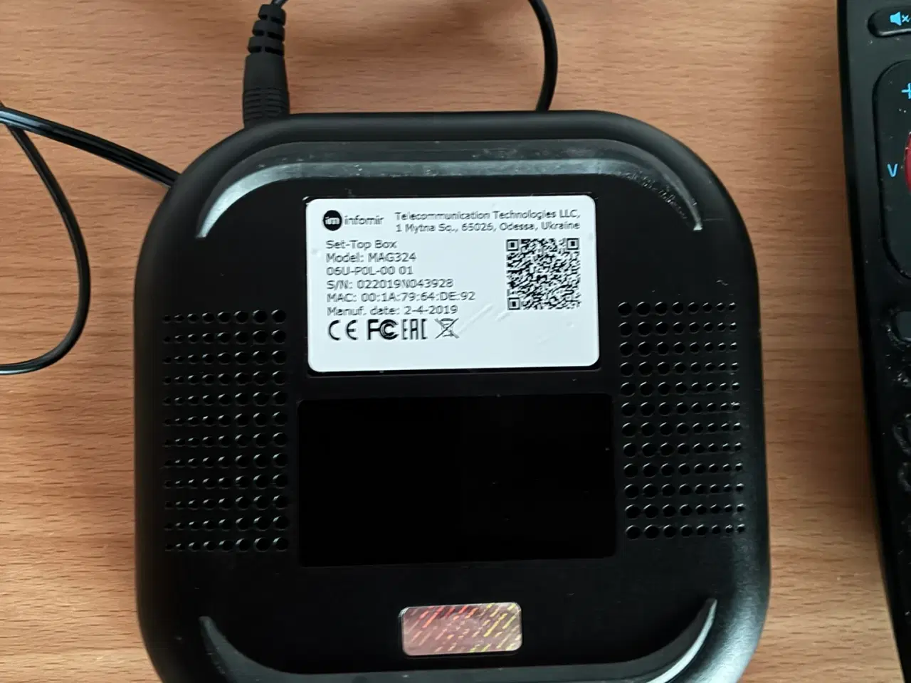 Billede 5 - IPTV SET-TOP BOX MAG324