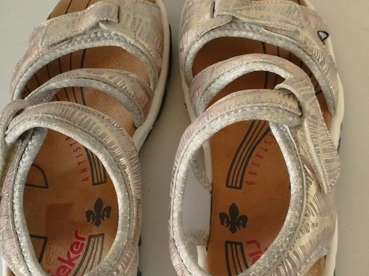 Billede 7 - Rieker.  damesandaler , læder