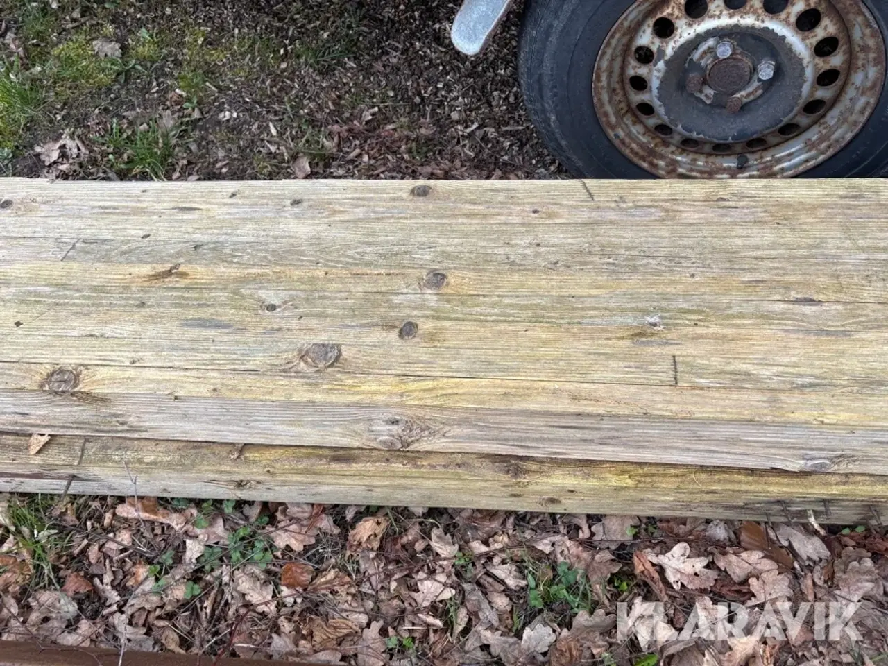 Billede 9 - Limtræsbjælker 2 styk.