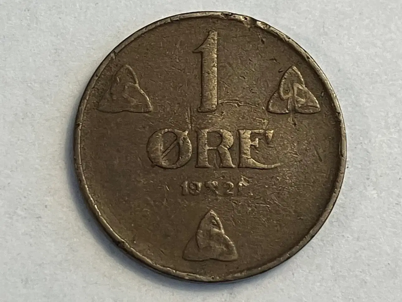 Billede 1 - 1 Øre 1921 Norge