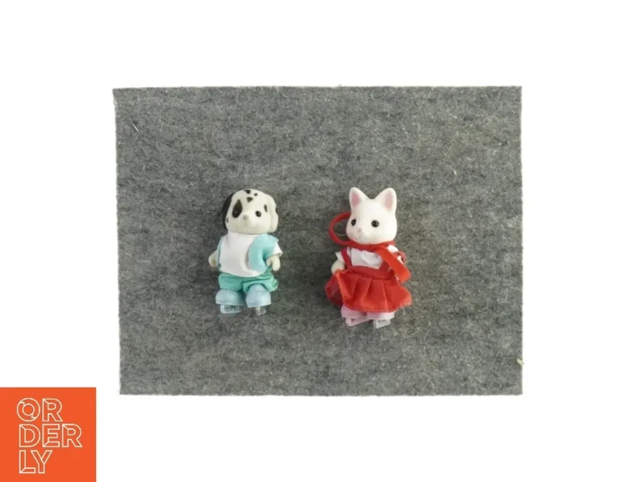 Billede 2 - Sylvanian Families To skøjtebørn  (str. 8 cm)