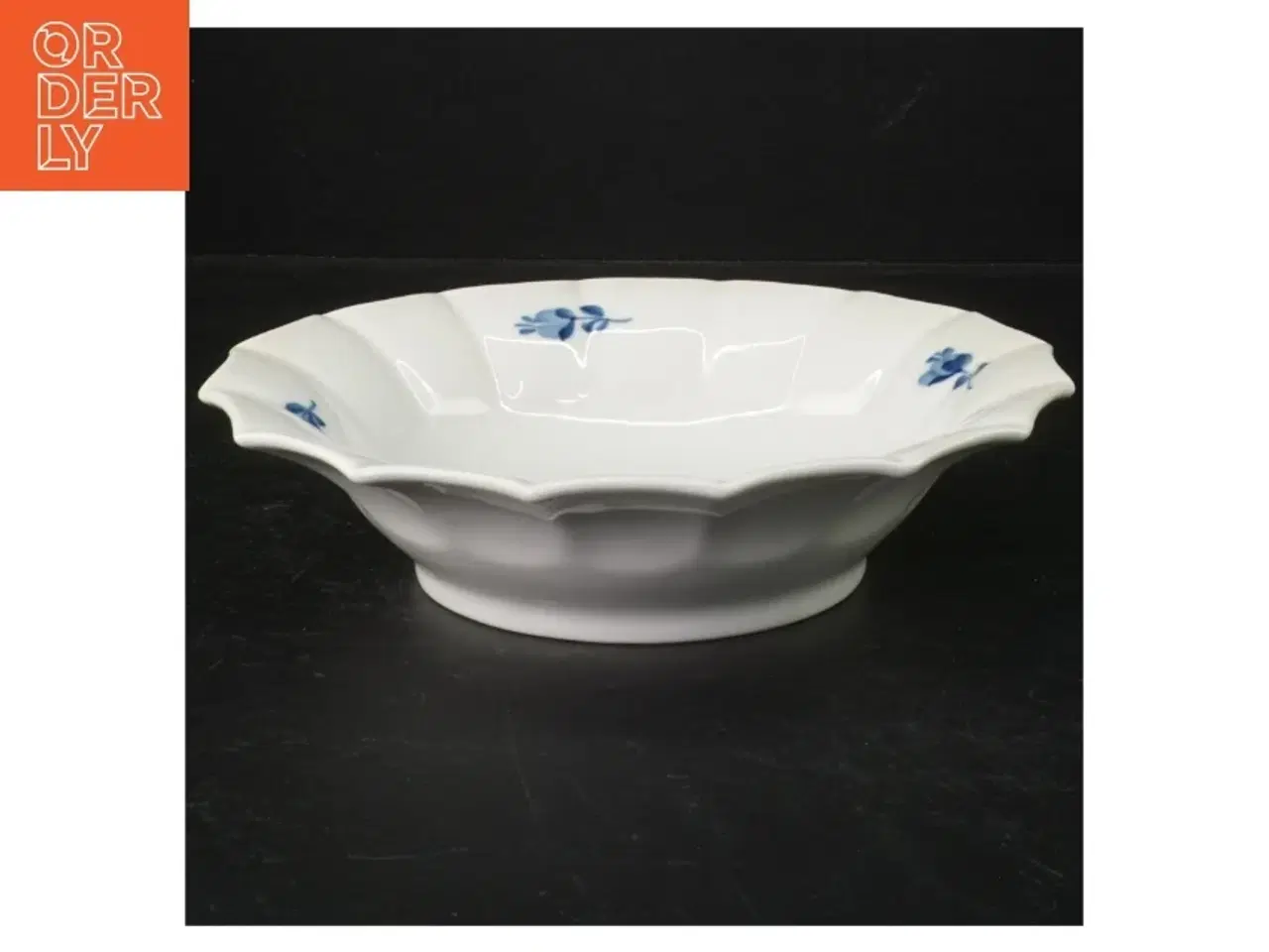 Billede 1 - Blå blomst porcelænsfad fra Royal Copenhagen (str. 21 cm)