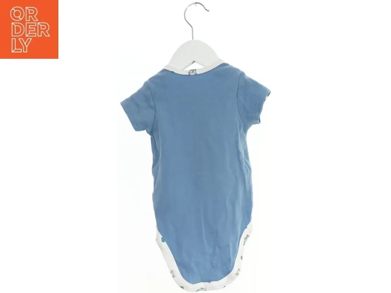 Billede 2 - Baby Bodystocking med cykelmotiv (str. 68)