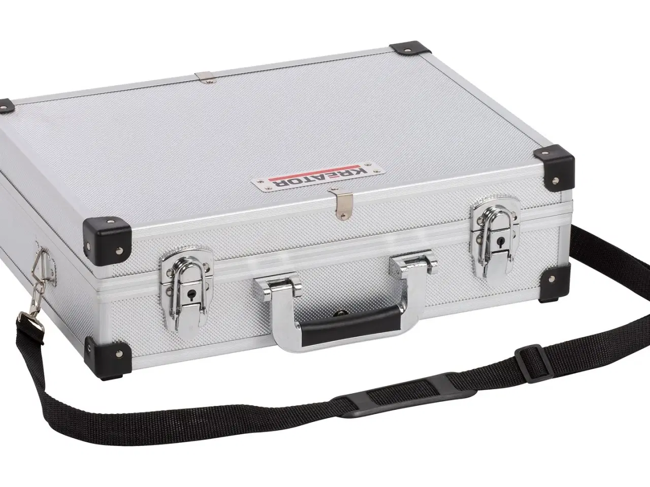 Billede 1 - Aluminiums kuffert sølv 420x300x125 mm