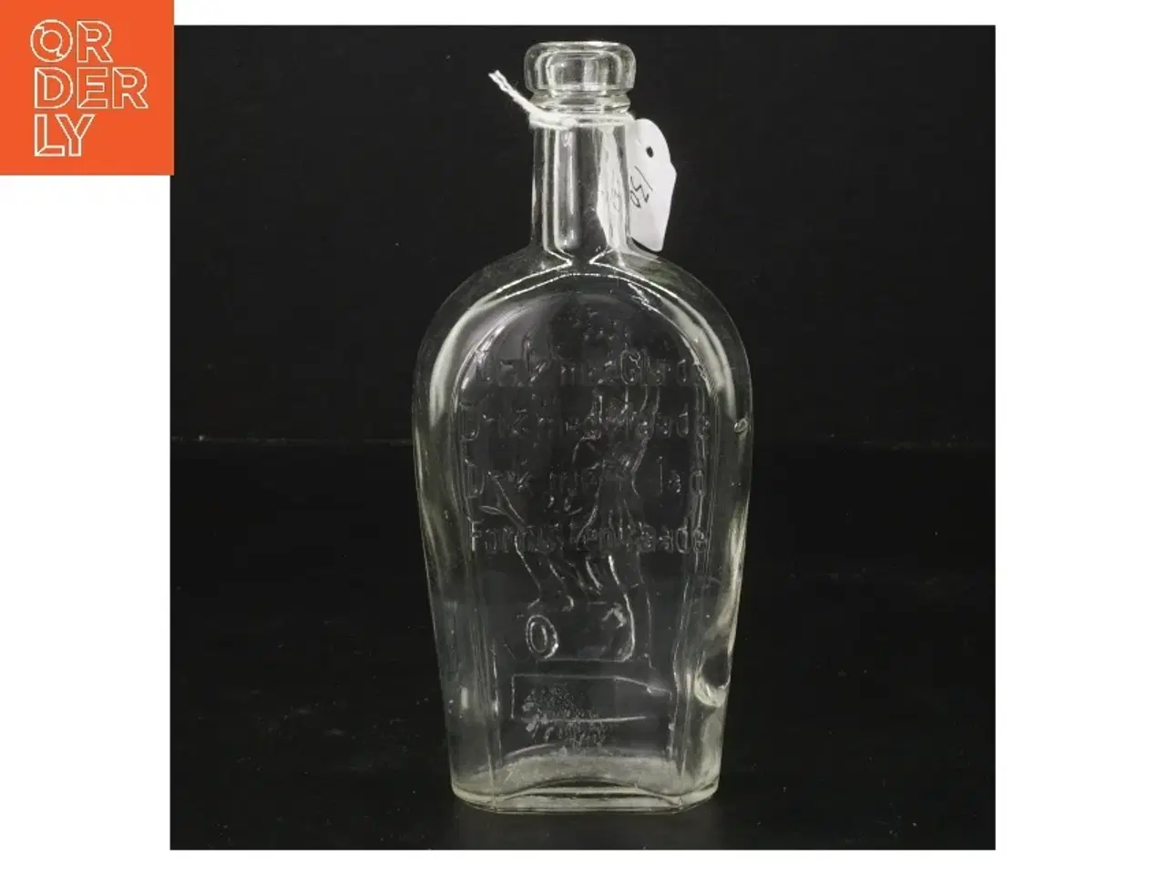 Billede 1 - Antik mundblæst lommelærke, Landsoldaten med drikkeordsprog (str. 16 cm)