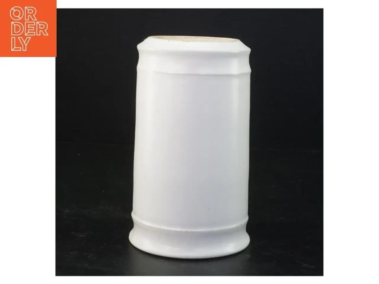 Billede 4 - Hvid K&#228;hler keramik vase (str. 16 x 10 cm)