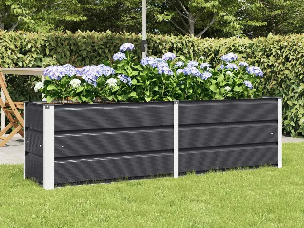 Billede 1 - Plantekasse Antracit 160 x 40 x 45 cm Stål