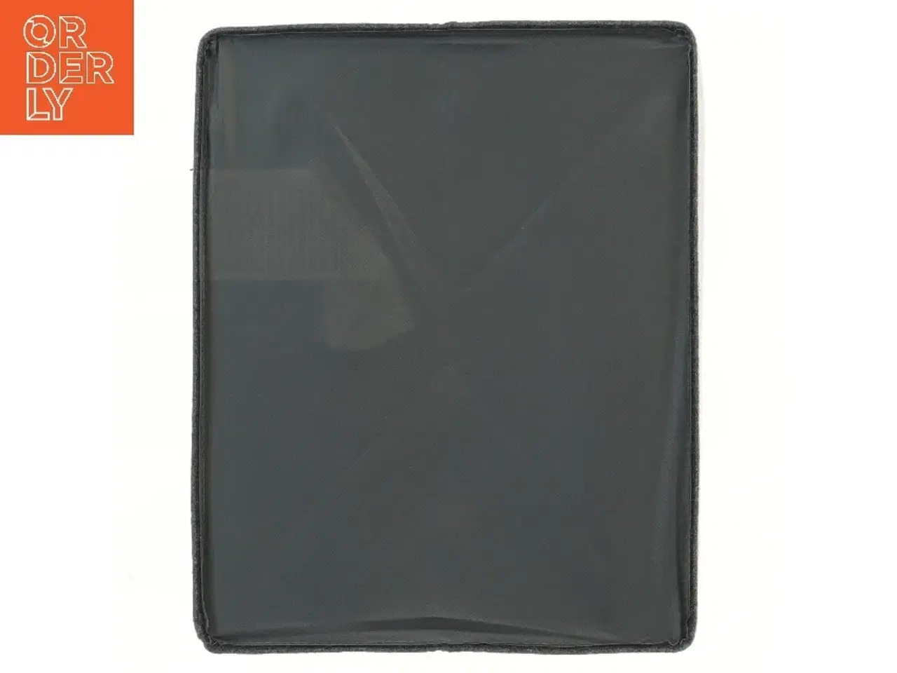 Billede 3 - Grå opbevaringskasse i filt (str. 31x25x13 cm)