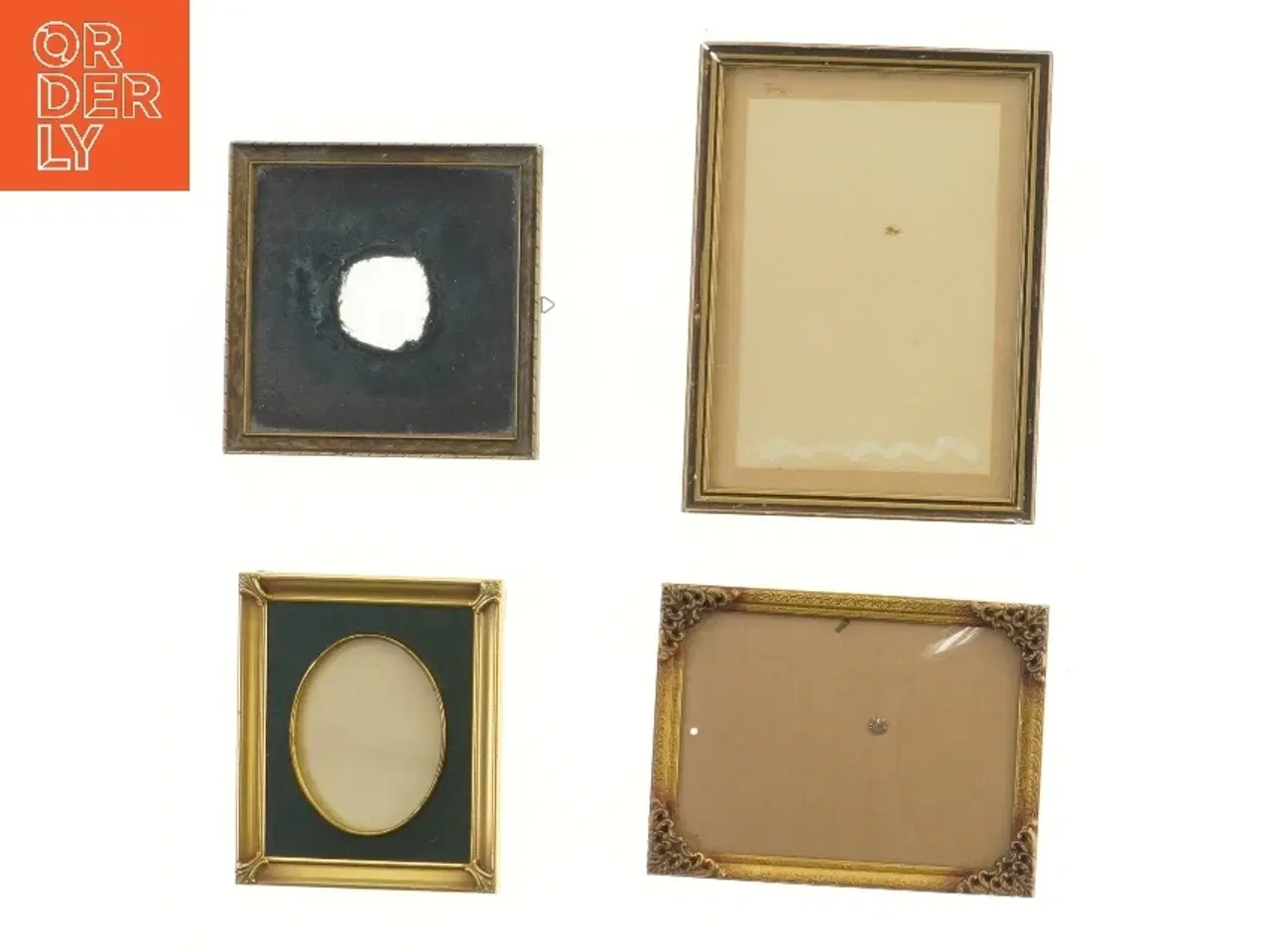 Billede 1 - Gamle billedrammer (str. 4 stk 20-13,5 cm)