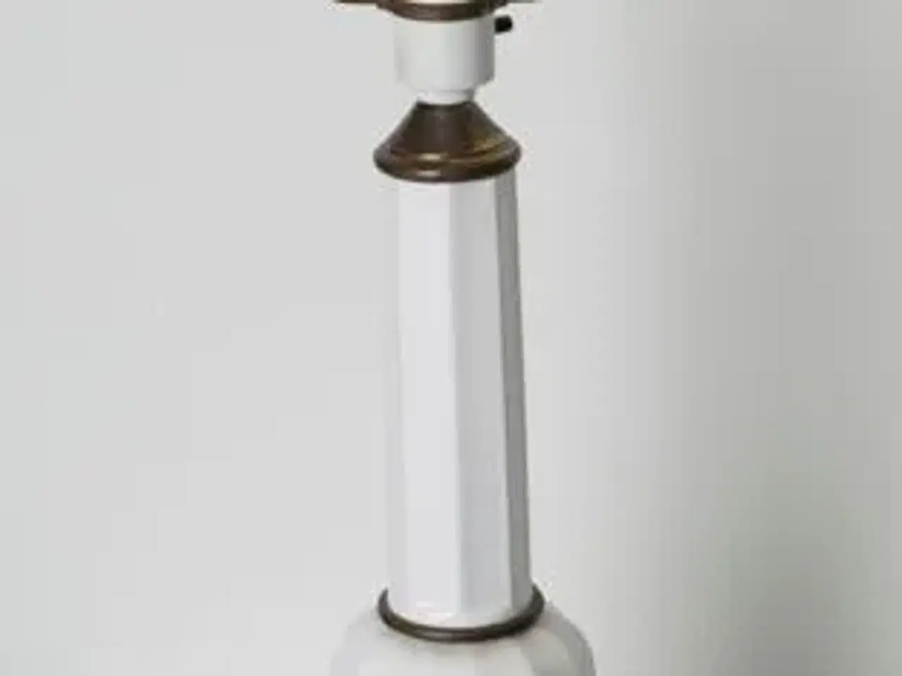 Billede 1 - Stor hvid Heiberg lampe