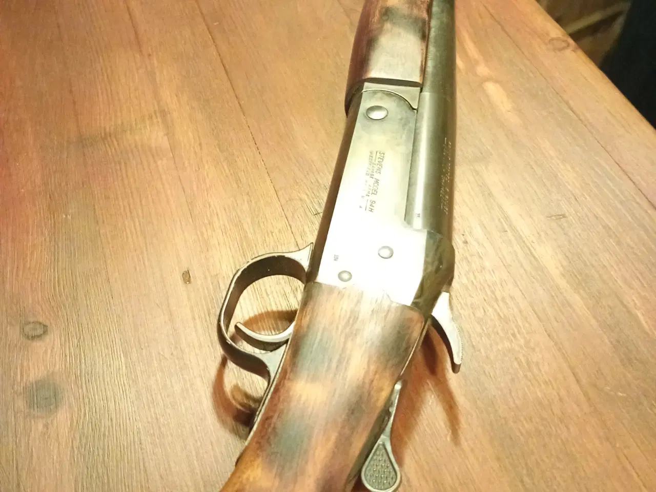 Billede 4 - Stevens mod.94 , 16/70 enkelt løbet og med hane .