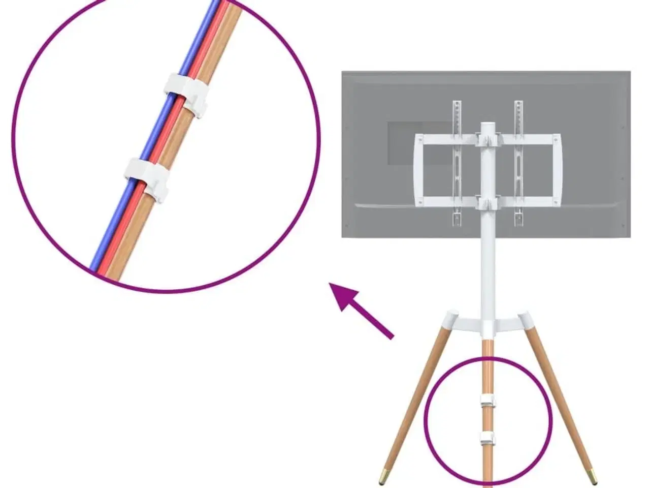 Billede 8 - Tv-stativ til 37-65" skærm maks. VESA 400x400 mm 40 kg