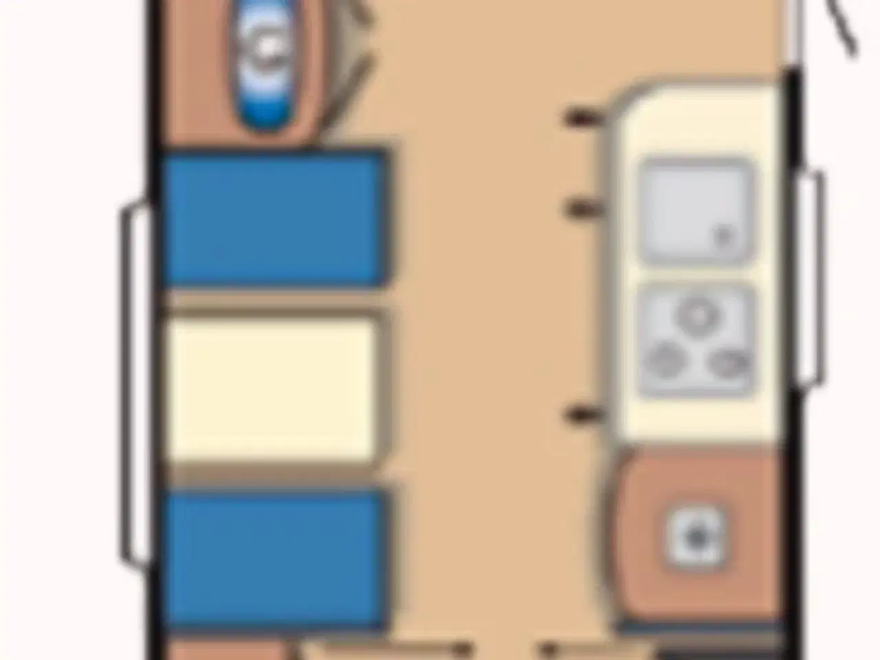 Billede 14 - Campingvogn Hobby 780 WFU 2010 med Vikingtelt fra 