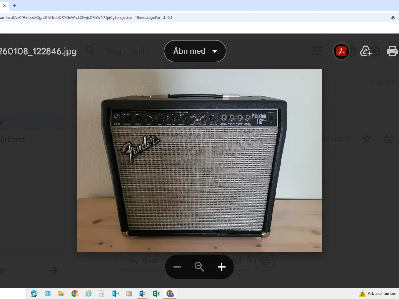 Billede 1 - Fender guitar forstærker.