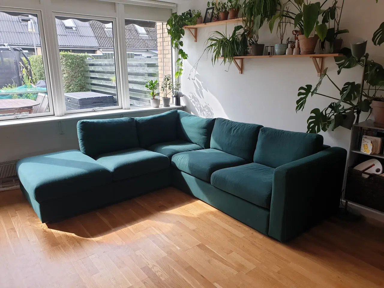 Billede 2 - Grøn sofa stof IKEA