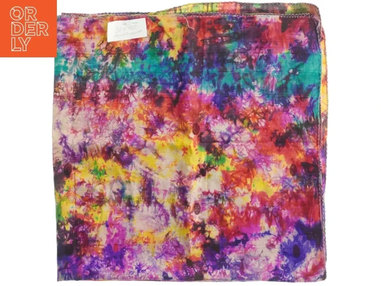 Billede 1 - Stofrest indisk bomuld (str. 90 x 100 cm)