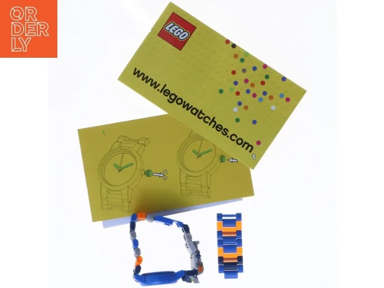 Billede 2 - LEGO børneur med udskiftelige leddet fra LEGO (str. Ø 8 mm)