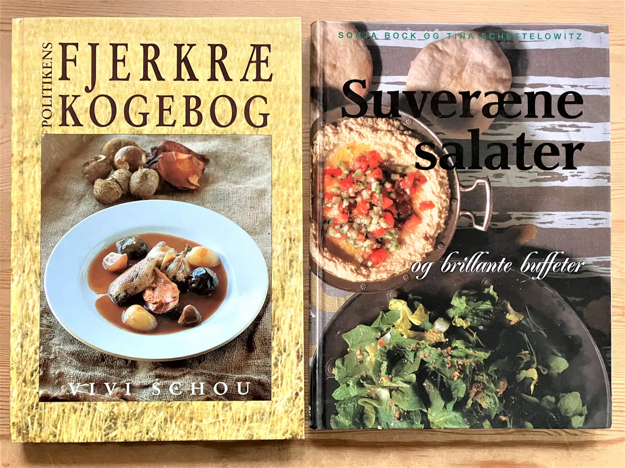 Billede 1 - Kogebøger, fjerkræ + salater + 500 opskrifter +