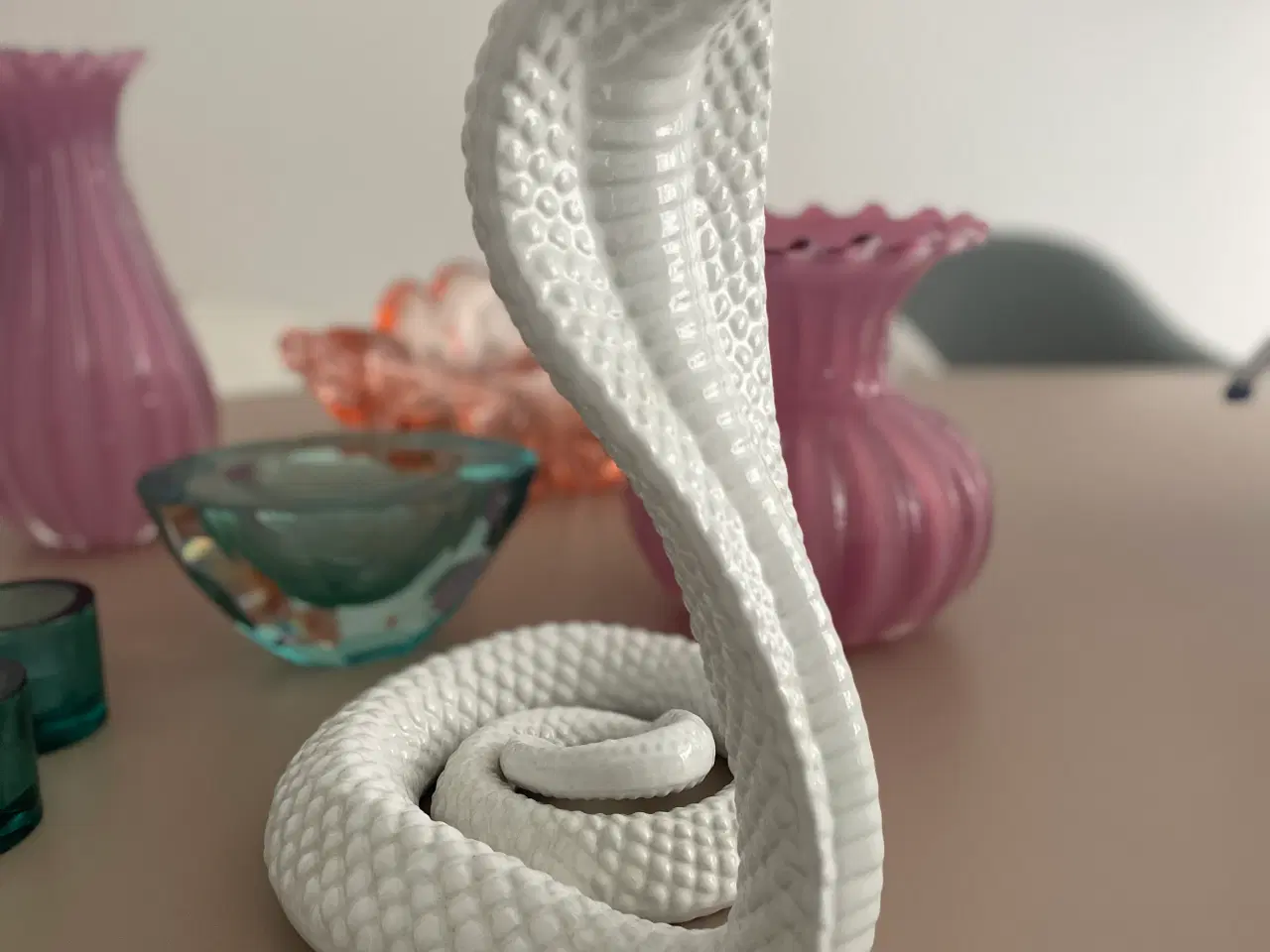 Billede 2 - Vintage Tomasso Barbi cobra i keramik.