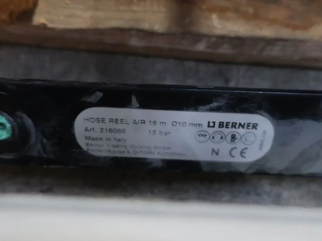 Billede 4 - Opruller til trykluft BERNER
