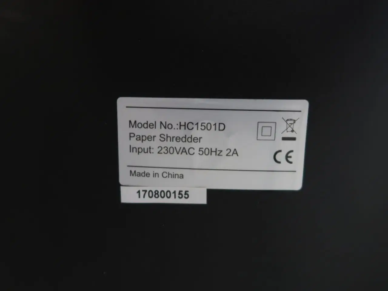 Billede 4 - Makulator HC1501D