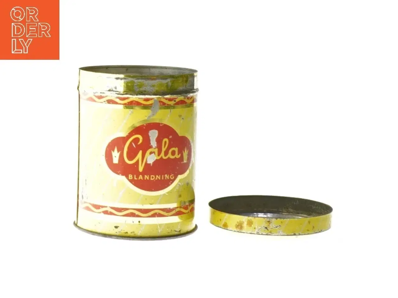 Billede 4 - Vintage Gala dåse (str. Ø 7,5x10,5 cm)