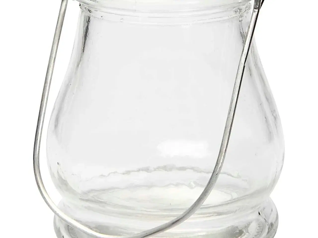 Billede 1 - Elegant Græskar Lanterne i Klart Glas - 12 stk.